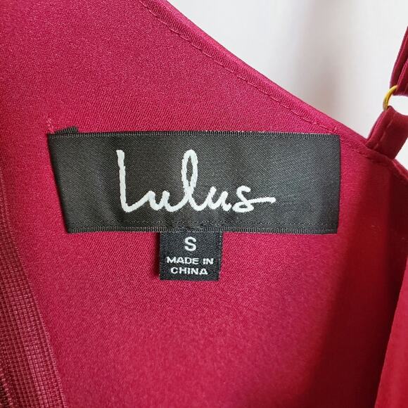 NWT Lulu's blouson flouncy mini dress Size Small. - Picture 3 of 7